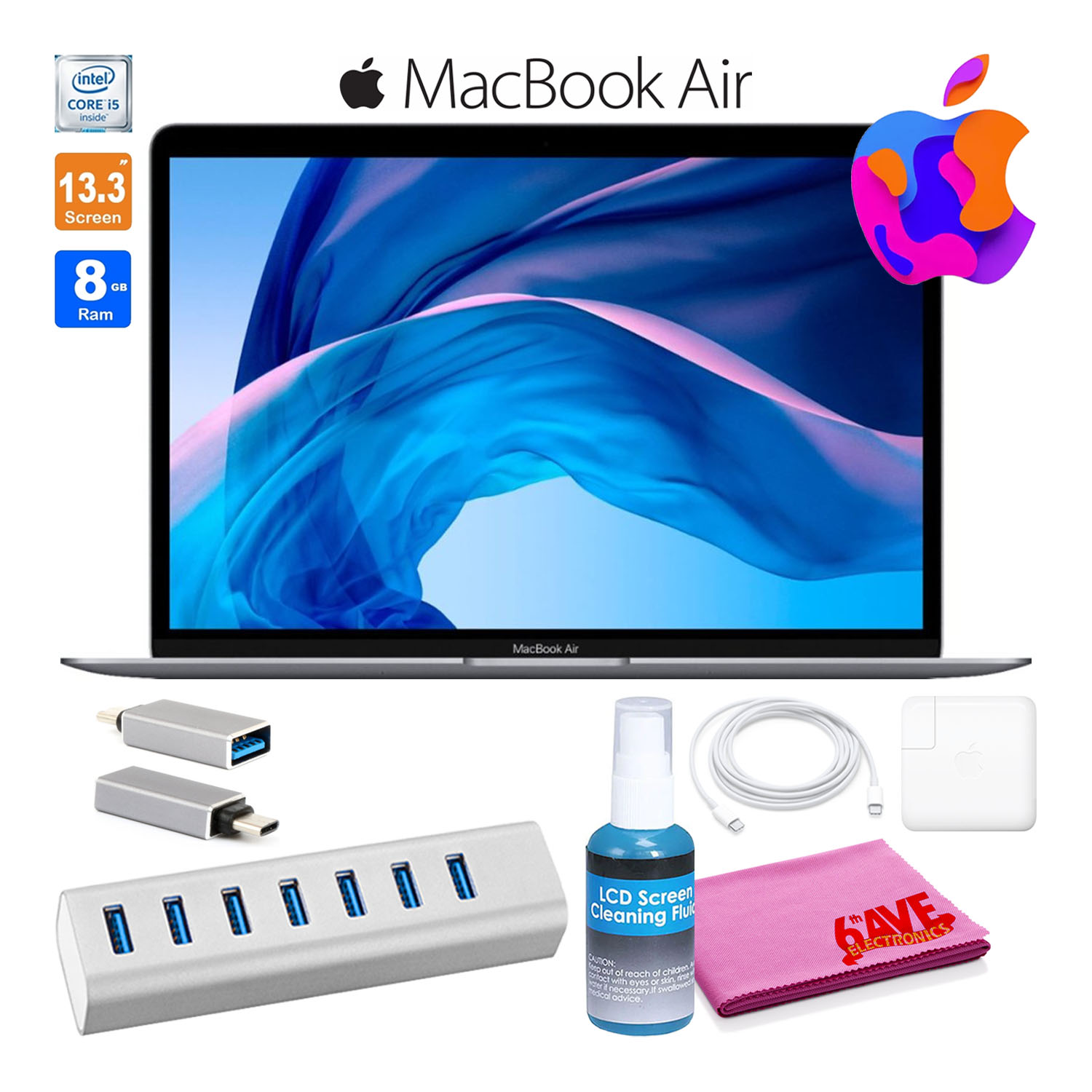 Apple MacBook Air 13.3" Laptop 512GB i5 (2020, Space Gray) Spanish