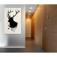 thumbnail image 2 of Cortesi Home  "Elk" by Nicklas Gustafsson, Giclee Canvas Wall Art - Black 18" x 26", 2 of 5