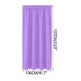 thumbnail image 3 of Blackout Curtains for Bedroom Thermal Insulated Energy Saving Curtains Soundproof Room Darkening Panels Scandinavian Solid Color Silk Fabric 1 Panel, 3 of 4
