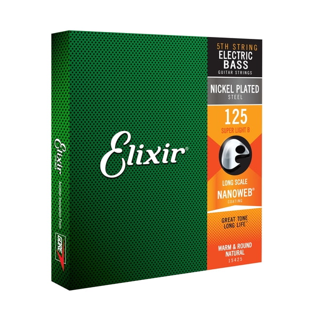 Cuerdas Elixir Super Light B 5th String 125 para bajo