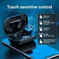 thumbnail image 6 of Cshidworld Wireless Earbuds, Bluetooth Headphones 5.3 HiFi Stereo Earphones, 48H Playtime, Bluetooth Earbud with Touch Control, IPX7 Waterproof Earphones Sport Headset for Android ios,Black, 6 of 6