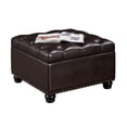 thumbnail image 3 of Designs4Comfort Table Basse Ottomane Herald avec Rangement en Tissu Espresso, 3 of 13
