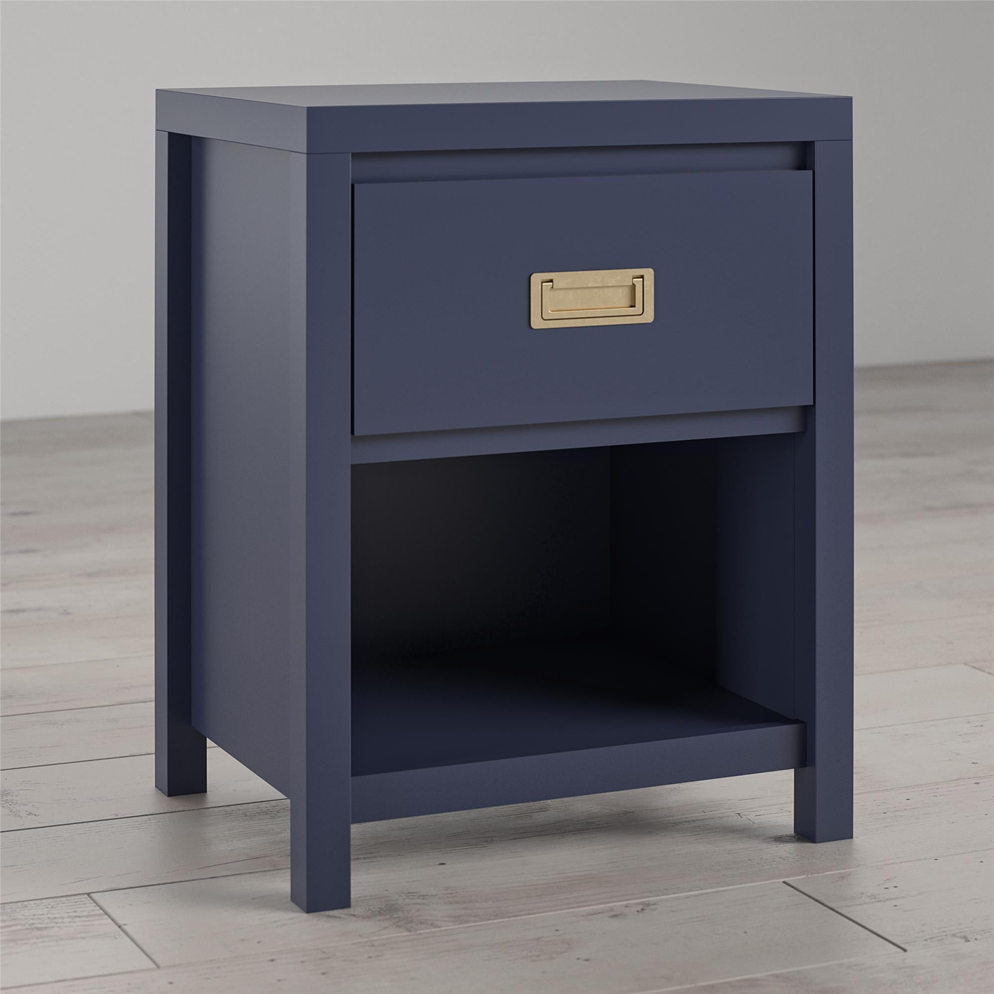 Little Seeds Monarch Hill Haven Navy Kids’ 1 Drawer Nightstand