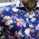 thumbnail image 3 of Camisas De Mezclilla Para Hombre Camisa casual de vacaciones en la playa estampada para hombre (Purple, M), 3 of 5