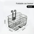 thumbnail image 2 of Mountain Bike Folding Hanging Basket Bicycle Basket Basket Front And Rear Hanging Bold Side Trailer Basket, 2 of 7