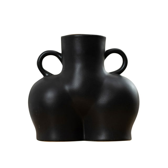 Opperiaya Exquisite Home Ceramic Vases Solid Color Decorative Handicrafts