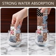 thumbnail image 4 of 2 Pcs Pioneer Flower Floral Print Pattern Kitchen Towels, Funny Microfiber Dish Towel Set, 18" X 26" Tea Towels, 4 of 6