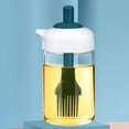 thumbnail image 3 of Dispensador de botellas de aceite de 2 uds con cepillo de silicona 230ml a prueba de para aceite de oliva Macarena Dispensador de aceite, 3 of 8