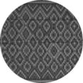 thumbnail image 1 of Ahgly Company Indoor Round Southwestern Gray Country Area Rugs, 4' Round, 1 of 1