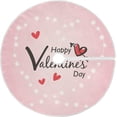 thumbnail image 1 of FMSHPON Valentine's Day Garland Xmas Christmas Tree Skirt Stand Mat for Holiday Party Decoration Indoor Outdoor 48 inches, 1 of 6