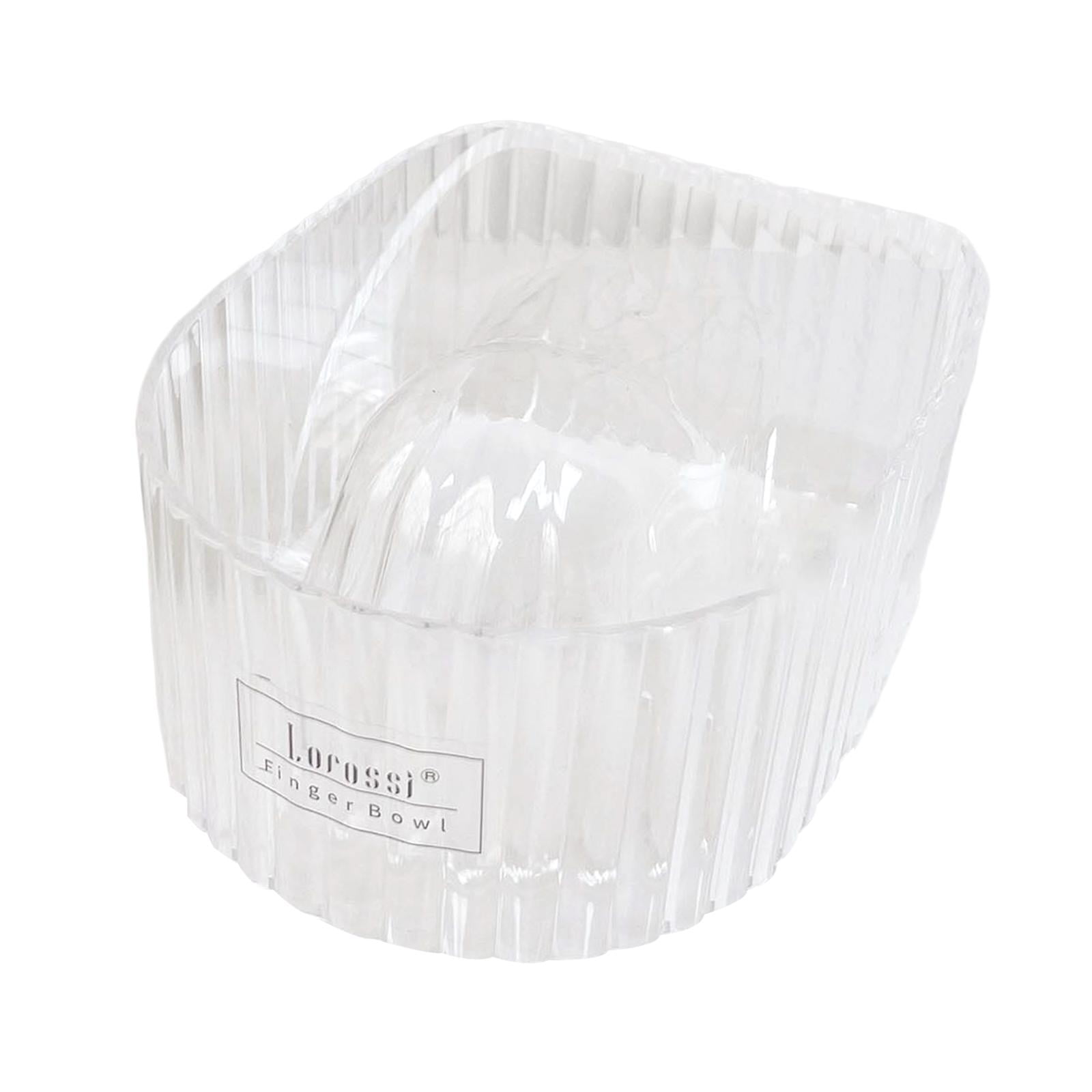 Serenable 3xNail Soaking Bowl Nail Art Tool for Manicure Home Salon Nail SPA Girls Clear