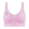 thumbnail image 2 of Ladies Traceless Comfortable Wireless Breathable Gathering Bra with Removable Padding for Daily Wear and Sleep, 2 of 6