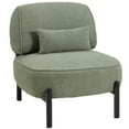 thumbnail image 1 of AECOJOY Chaise d'Appoint Sans Accoudoirs, Côté Rembourré pour Salon et Balcon, Vert Teddy, 1 of 9