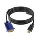 thumbnail image 2 of 1.8M Blue HDTV HDMI to VGA HD15 Male Adapter Cable Converter for PC TV DF New, 2 of 5