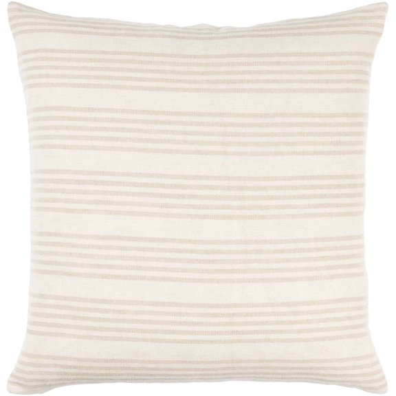 Livabliss x Becki Owens Mindy Modern Accent Pillow, 18"L x 18"W, Cream
