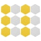 thumbnail image 3 of 12 PCS Boulletin Board Hexagon Field Pin Board Board Tablero de memoria para el tablero de oficina en casa, 3 of 7