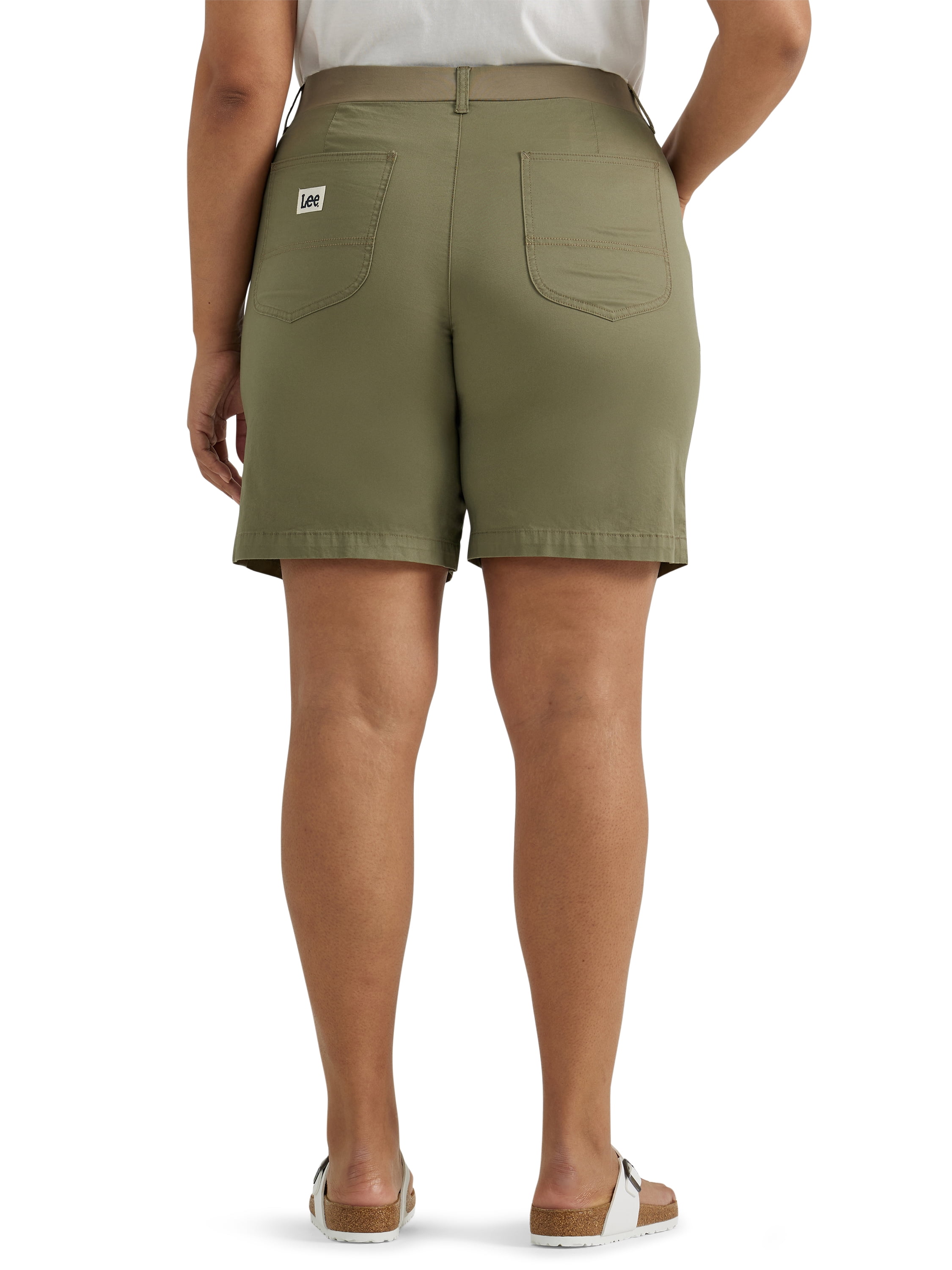 Lee® Womens Plus Size Ultra Lux Comfort with Flex to Go Utility Bermuda, Sizes 14-24