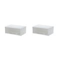 thumbnail image 1 of Cajones de almacenamiento transparentes Matsuzay Blanco Sencillo y a la moda 32*19*7cm, 1 of 6
