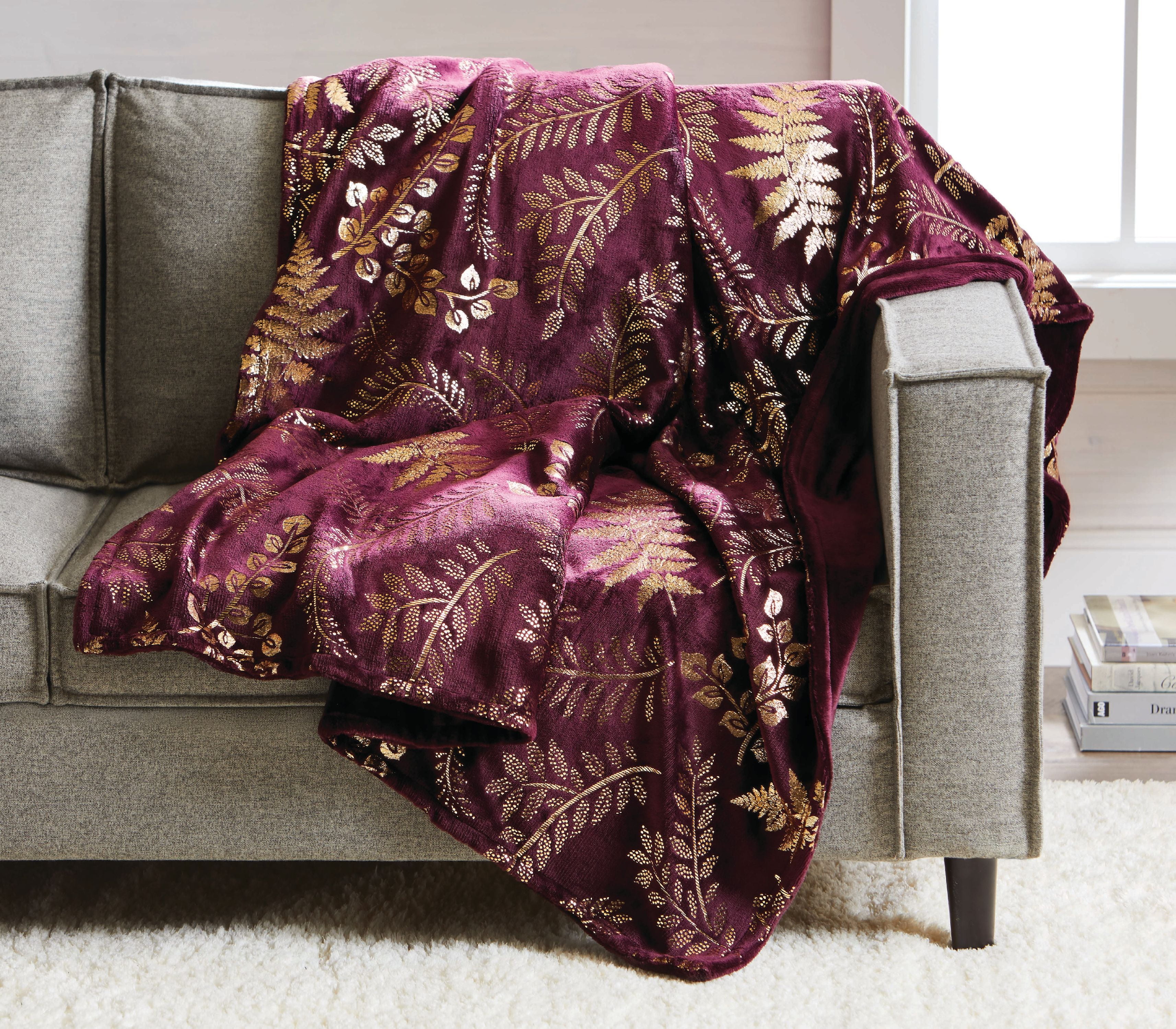 Better Homes & Gardens Oversized Velvet Plush Throw