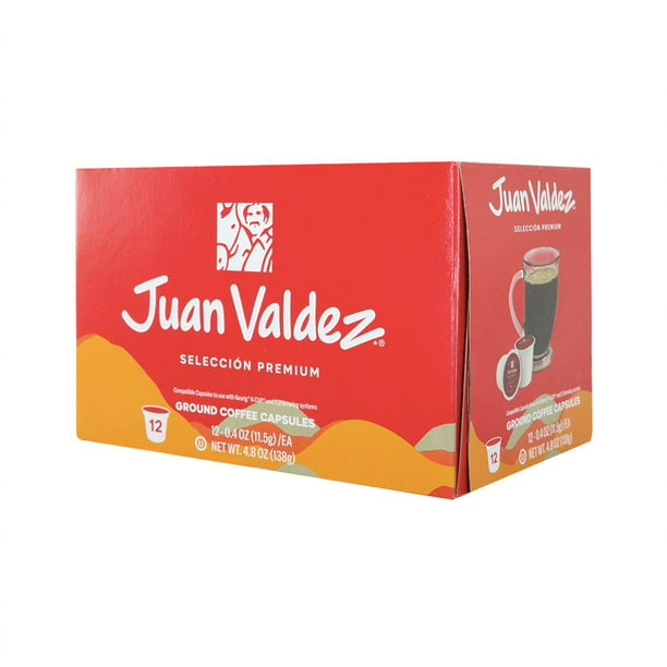 Juan Valdez Colina Medium Roast Colombian Coffee, 12 0.4 oz Capsules