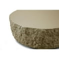 thumbnail image 7 of Modrest Quarry - Modern Beige Round Coffee Table, 7 of 7
