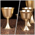 thumbnail image 2 of Copa de cáliz de latón, copa de vino, vasos para beber de latón, vasos para bebidas, 2 uds., 2 of 6