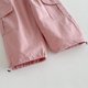 thumbnail image 5 of Niños Sweatpants Niñas Color Sólido Elástico de la Cintura Lateral Bolsillo Pantalones Delgados, Pantalones de Niños Niñas Deportes Largas, 5 of 5