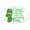 White, variant on CafePress - Lyme Disease Combat Girl - Sticker (Oval)