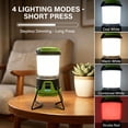 thumbnail image 3 of OHHANI Camping Lantern 2000LM 4000mAh Rechargeable Camping Lights with 4 Light Modes for Power Outages, Hiking, Fishing, Tents, Home, 3 of 8