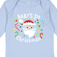 thumbnail image 4 of Inktastic Baby's 1st Christmas Santa with Candy Canes Boys or Girls Long Sleeve Baby Bodysuit, 4 of 5