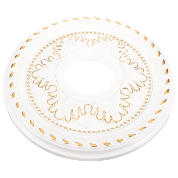 IDEANATEGRATE 4Pcs Ceiling Trim Assorted Color 12.3x12.3in Easy to Clean for Homes and Businesses