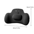 thumbnail image 3 of Car Foam Lumbar Cushion, Memory Foam Back Support Pillow for Car Seat, Relieves Pressure for Long Travel, Breathable Fabric, Ideal for Home and Travel, 3 of 8