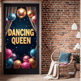 thumbnail image 3 of LUUFILx Disco Party Dancing Queen Backdrop Banner Event Background Wall Decorations Dance Floor Birthday Celebration Party Supplies Ballroom Theme Decor, 3 of 8