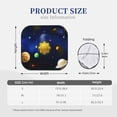 thumbnail image 3 of Vsdgher Solar System Print Car Windshield Sun Shade, Reflective Sunshade Window Sunshade Sun Visor Protector Fit for Cars,Trucks,SUVs-Small, 3 of 6