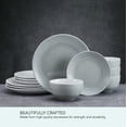 thumbnail image 5 of Pfaltzgraff Felicity 12 Piece Stoneware Dinnerware Set Gray, 5 of 5