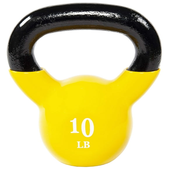 Everyday Essentials Kettlebell Tout Usage en Vinyle Coloré, 10 Livres