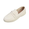 thumbnail image 3 of longantii Orthopedic Casual Shoes for Women Arch Support Non Slip Slip on Sneakers Wide Width Knitted Mesh Stretch Work Shoes Comfort 2026 New Orthopedic Shoes Beige, 3 of 6