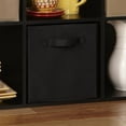 thumbnail image 3 of ClosetMaid Cubeicals Fabric Drawer, Open Storage Organizing Bin, Black (2 Pack), 3 of 6