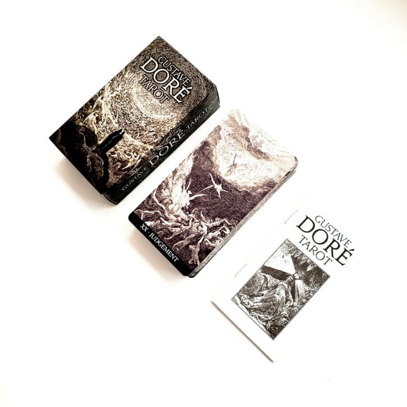 78pcs Gustave Dore Tarot card Family Party Entertainment Board Games Witch Divination Game Oracle Decks with paper manual 11x6cm