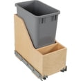 thumbnail image 2 of Hardware Resources Can-Wbms35v 10" Wide 35 Quart Waste Solution-Wood Bottom Mount Soft, 2 of 2