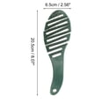thumbnail image 2 of Unique Bargains 1 Pc Durable Hollow Hair Brush for Curly Straight Wavy Hair ABS Dark Green, 2 of 3