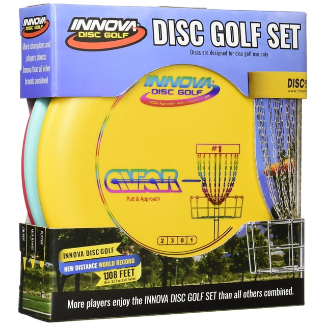 Set Disc Golf Innova Driver Mid-Range Putter DX Plastic