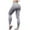 Grey, variant on Ladies High Waist Workout Pants with Pockets Flexible Stretchy Sports Yoga Training Leggings
