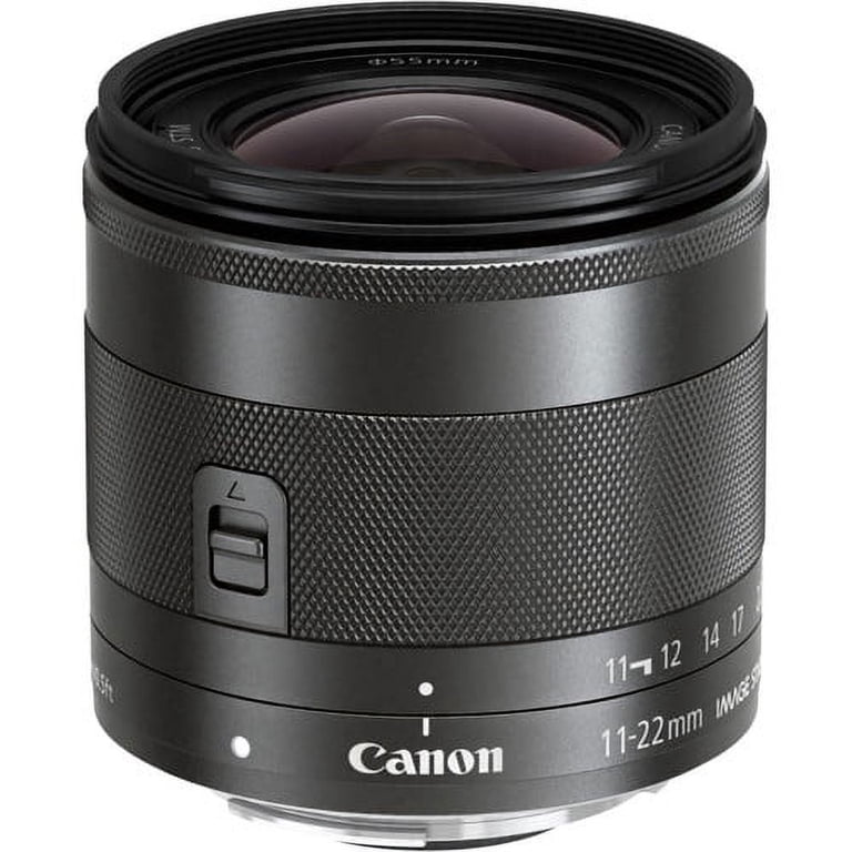 Canon Wide Angle Zoom Lens EF-M 11-22mm f/4-5.6 IS STM - Walmart.com