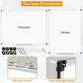 thumbnail image 6 of AGCAN Small Whiteboard 23" x 17" Dry Erase Board Magnetic Marker Board with Dry Erase Markers Set for Kids Child School Supplies, 6 of 15