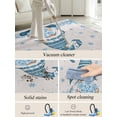 thumbnail image 5 of Christmas Dwarf Area Rug for Bedroom 3x5 Ft Blue Snowflake Super Soft fuzzy Throw Rug Non-Slip Fluffy Plush Indoor Floor Carpet for Living Room Nursery Home Decor, 5 of 8