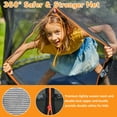 thumbnail image 6 of KOFUN Trampoline with Basketball Hoop, Enclosure, Light, Sprinkler, Anchors Kit, Ladder, 8FT 10FT 12FT 14FT 15FT 16FT Heavy Duty Backyard Trampoline for Kids and Adults, Orange, 6 of 9