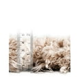 thumbnail image 5 of Unique Loom Infinity Shag Collection Area Rug - Jinko (6' 1" Round Linen), 5 of 7