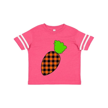 

Inktastic Orange Easter Carrot in Plaid Gift Toddler Boy or Toddler Girl T-Shirt