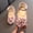Pink, variant on VOUZZA Girls Dress Shoes Rhinestone Bow Mary Jane Flat Shoes Glitter Princess Loafers Kids Wedding Party Dance Flats, Size 8C-3 Kid